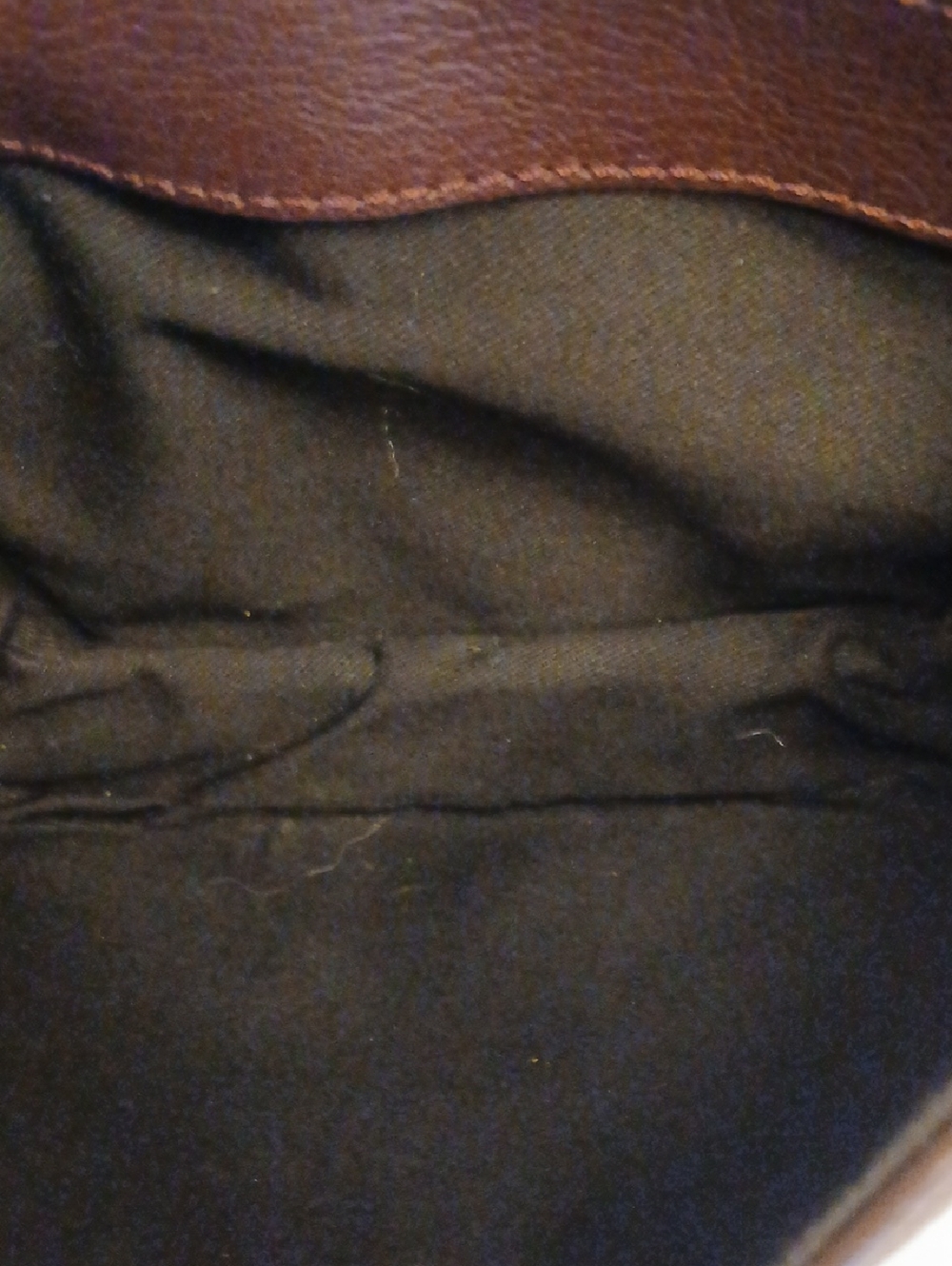 See By Chloe Black and Chocolate Brown Leather Crossbody Bag with Gold Hardware - Picture 14 of 16